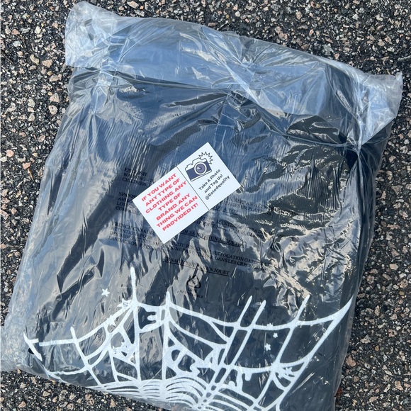 Sp5der Black Hoodie ‘OG Web’ Size Small! (BRAND NEW) 100% Authentic - Picture 5 of 5